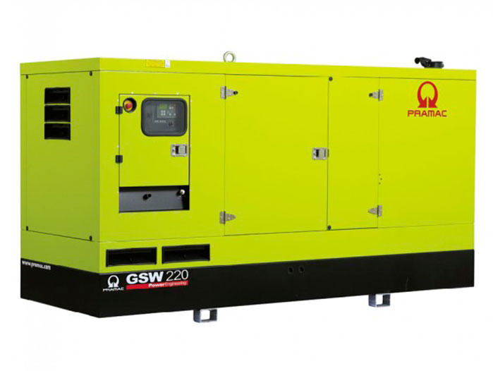 Дизельный генератор Pramac GSW 220V в кожухе